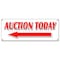 Signmission AUCTION TODAY WITH LEFT ARROW BANNER SIGN antiques jewelry estate B-Auction Today Left Arrow - alternate 1